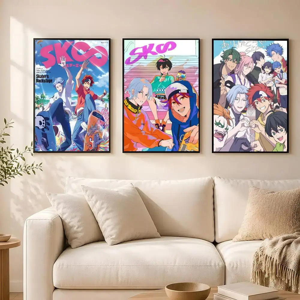 Anime  SK8 the Infinity Poster poster Self-adhesive wall stickers, suitable for room decoration, high-quality printing.