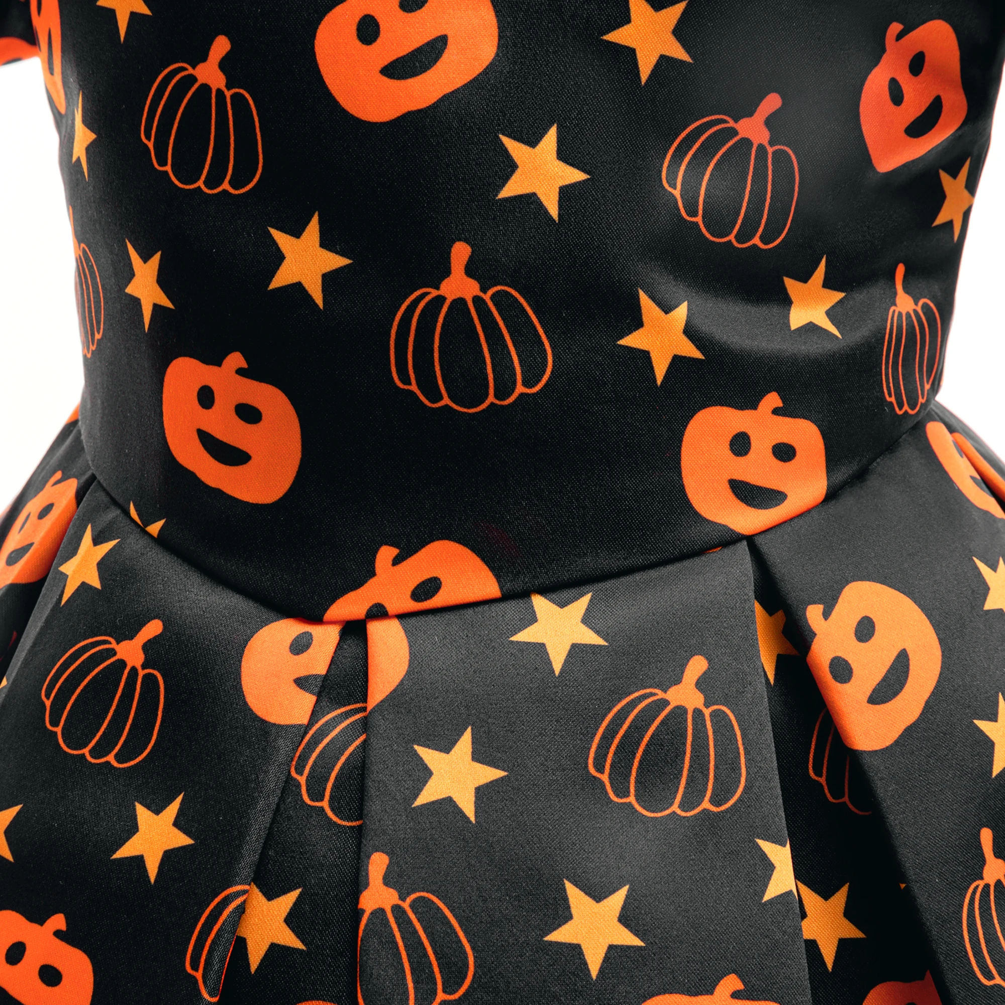 Kleinkind-Kürbis-Halloween-Party-Mädchenkleid, 1. Geburtstag, Brautjungfernkleid, Hochzeitsbankett-Kleid, Mädchen-Hexenkleid, Weihnachtskleid, Abschlussball-Kinderkleidung – Detail 6