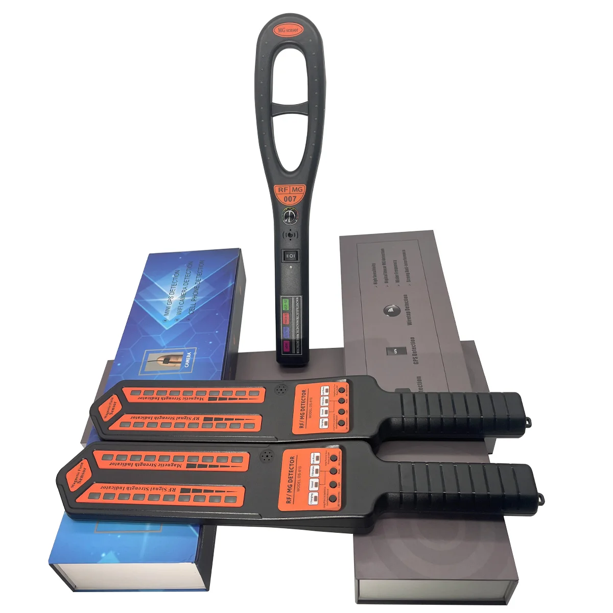 

Portable Privacy Protection Tool, DS-810 Detector with Record Mode for Finding Hidden Spy Devices in Car, Office, and Hotel.