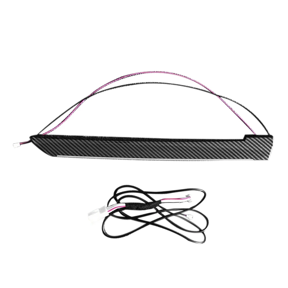 

Stable-Car Carbon Fiber LHD Co-Pilot Atmosphere Light Panel Interior LED Blue Ambient Lamp For Toyota Corolla 2019-2022