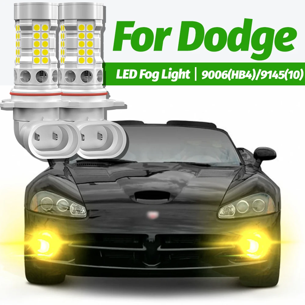 2 stücke LED Nebel Licht Blub Lampe H10 9145 Canbus Für Dodge Avenger 2007 2008 2009 Kaliber Ladegerät Durango Nitro Dakota Viper