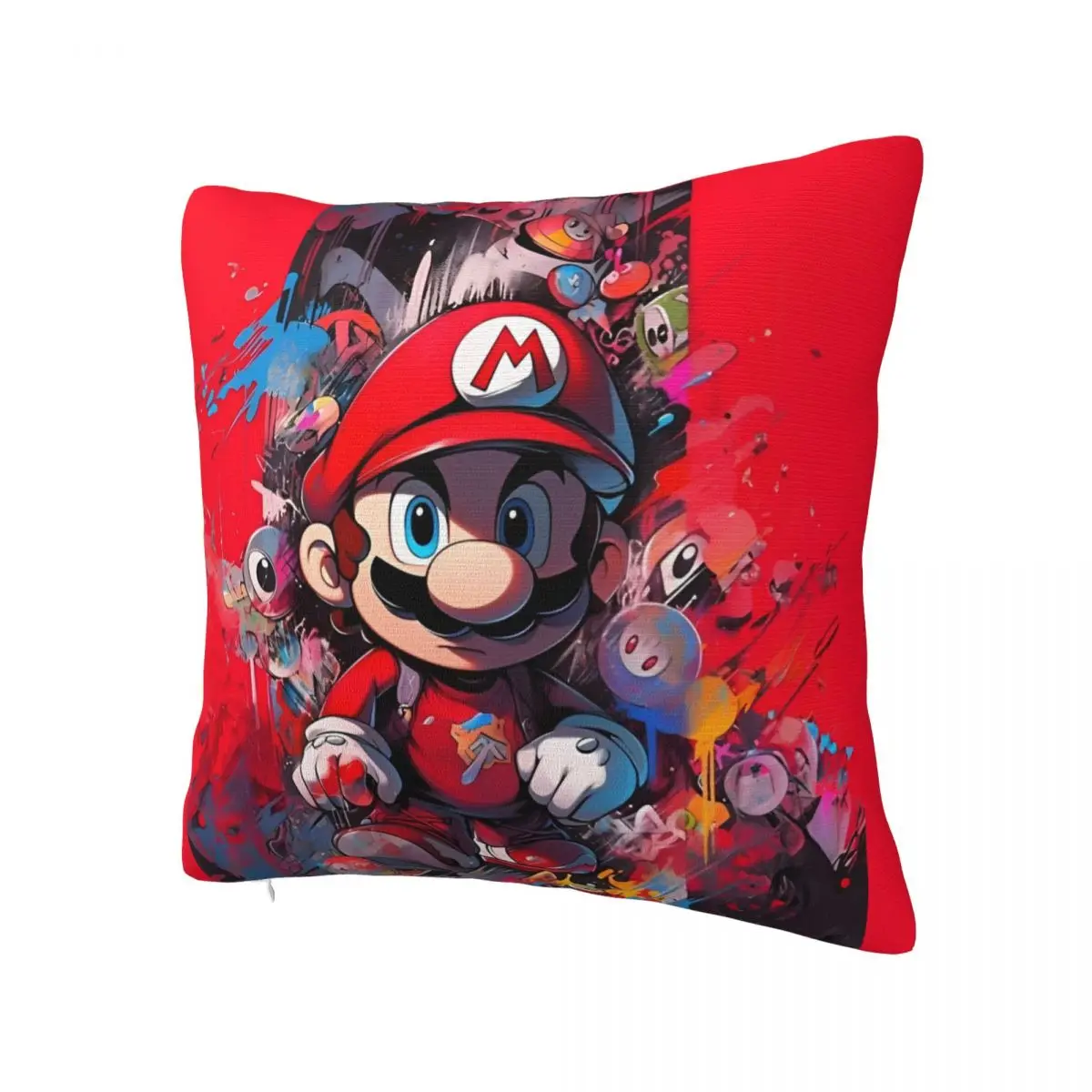 Cartoon M-Marioes-Bros Pillowcase Double-sided Printing Cushion Cover Decoration Pillow Case Cover Seater Dropshipping 45*45cm