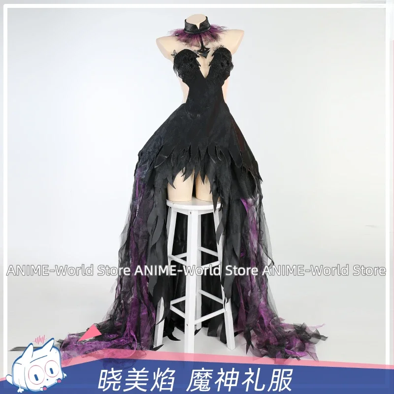 Akemi Homura Black Dress Anime Puella Magi Madoka Magica Cosplay Costume Women Cute Party Suit Halloween Uniforms Custom Made