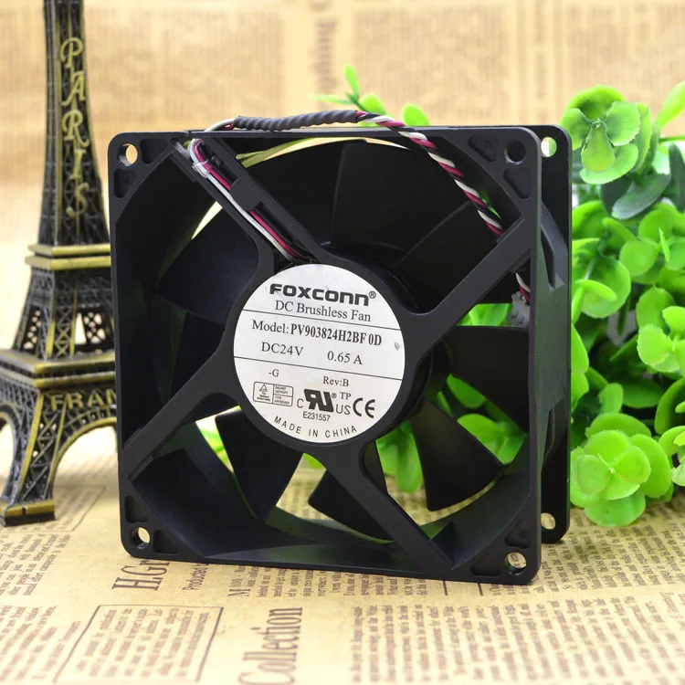 

PV903824H2BF 0D 24V 0.65A 9CM 9038 3WIRES INVERTER FAN