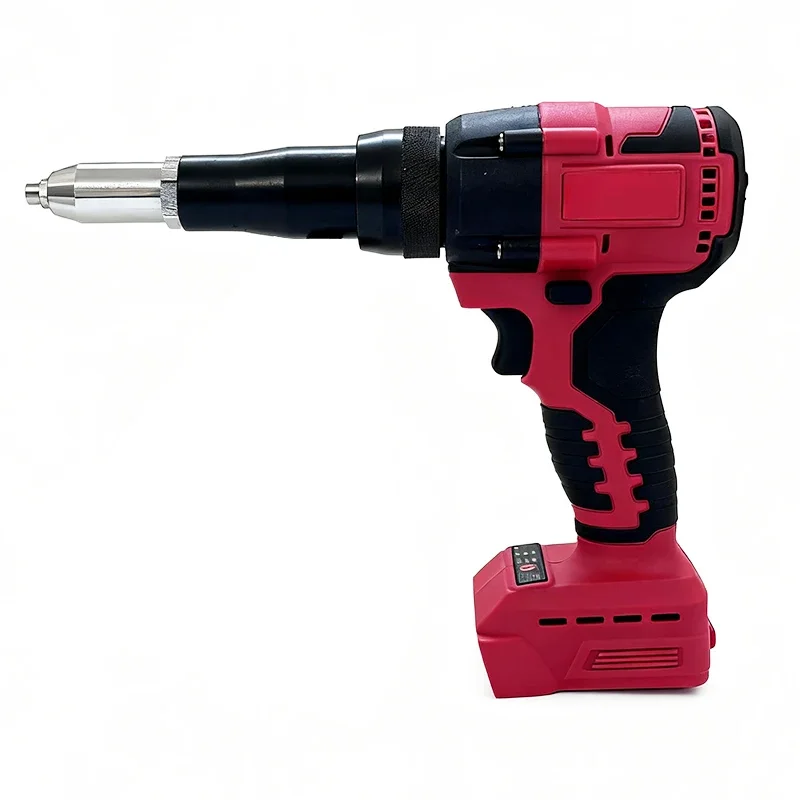 4.8MM Cordless Electric Riveter Gun Brushless Rivet Riveting Tool With LED Light For  Milwaukee New18V Battery For Milwaukee
