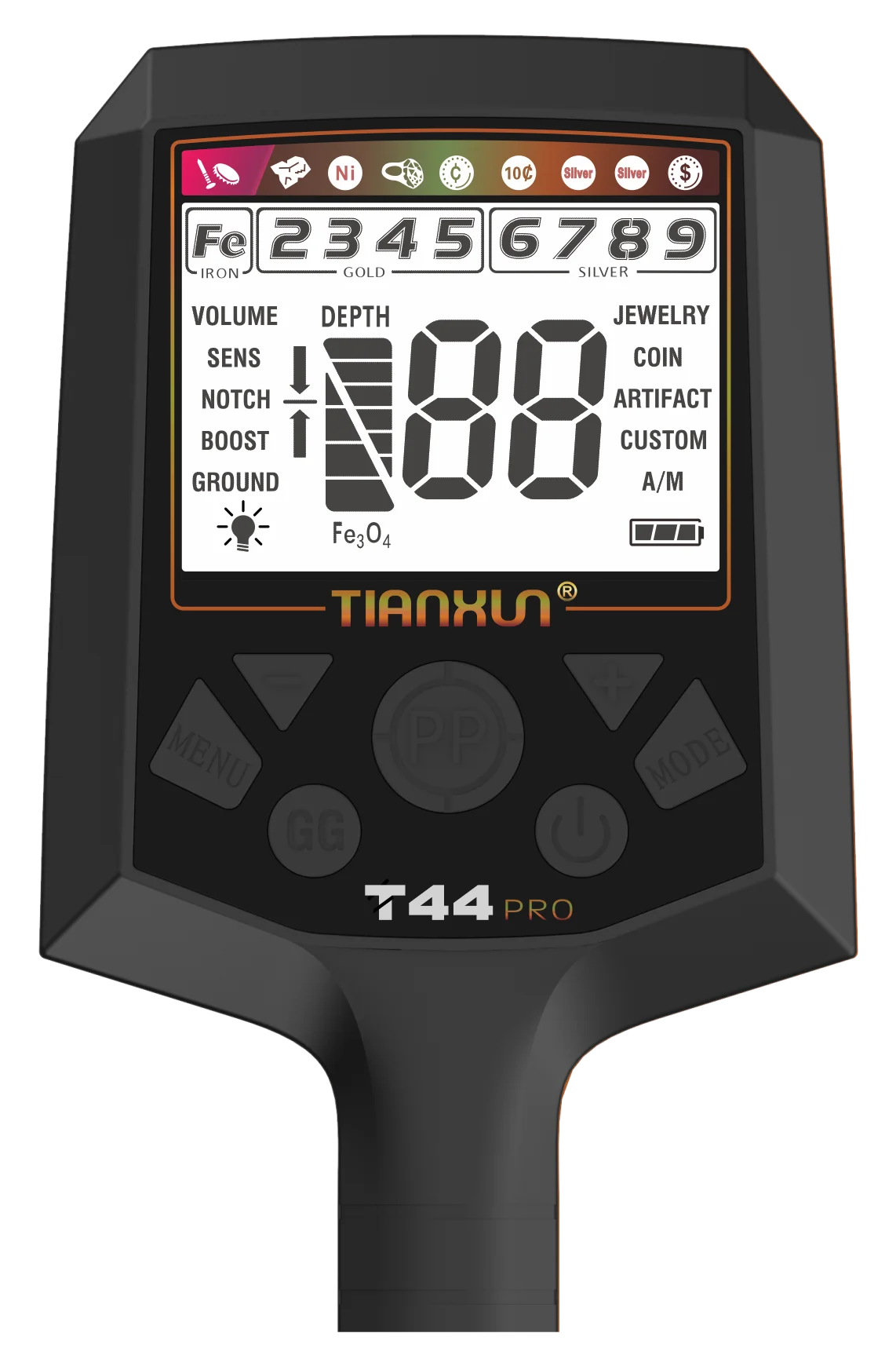 TIANXUN T44 Metal Detector for Adults Professional High-Performance Best Gold Detector with Adjustable Ground Balance De Metales
