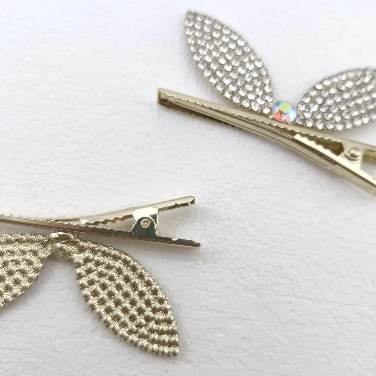 1Pc New Cute Girl Rabbit Ear Hair Clip Children's Rhinestone Top Clip Simple Hair Clip Headwear