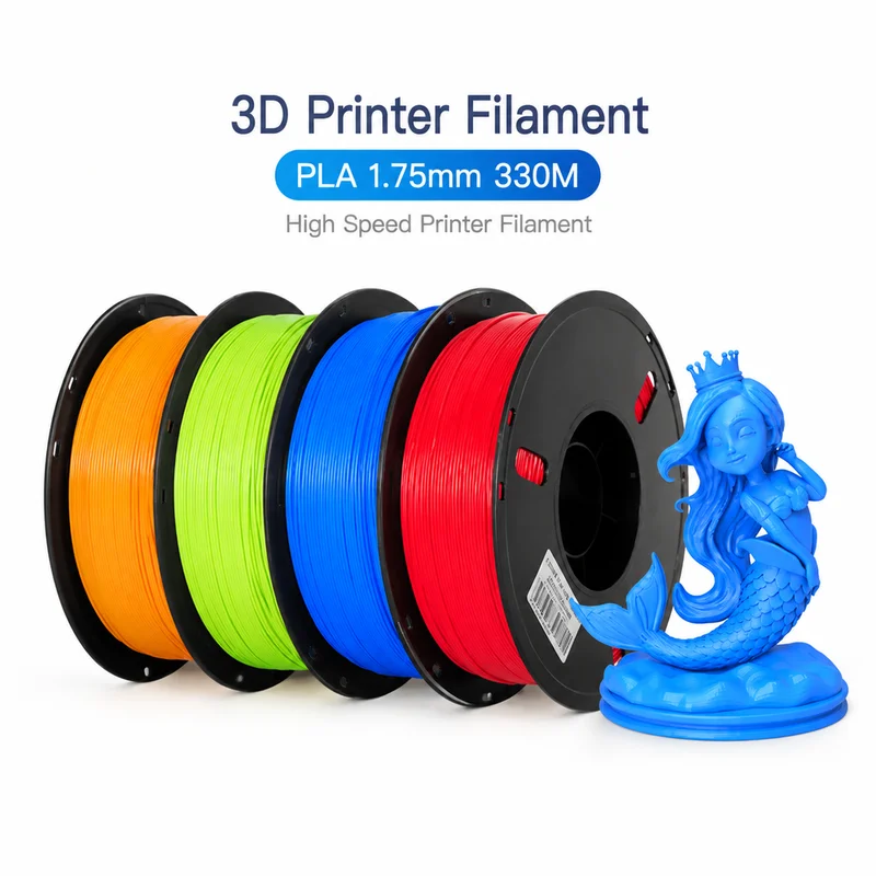 Lanbo PLA 3D Printing Filament 1.75mm 1KG 325M High Speed Printing Low Warpage Smooth Output Universal For Most FDM 3D Printers