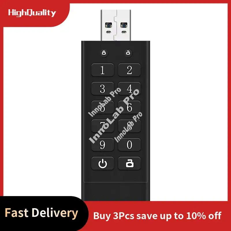

Encrypted USB Drive USB 3.0 Encrypted And Secure Hardware Encrypted USB Flash Drive 32G-A12I