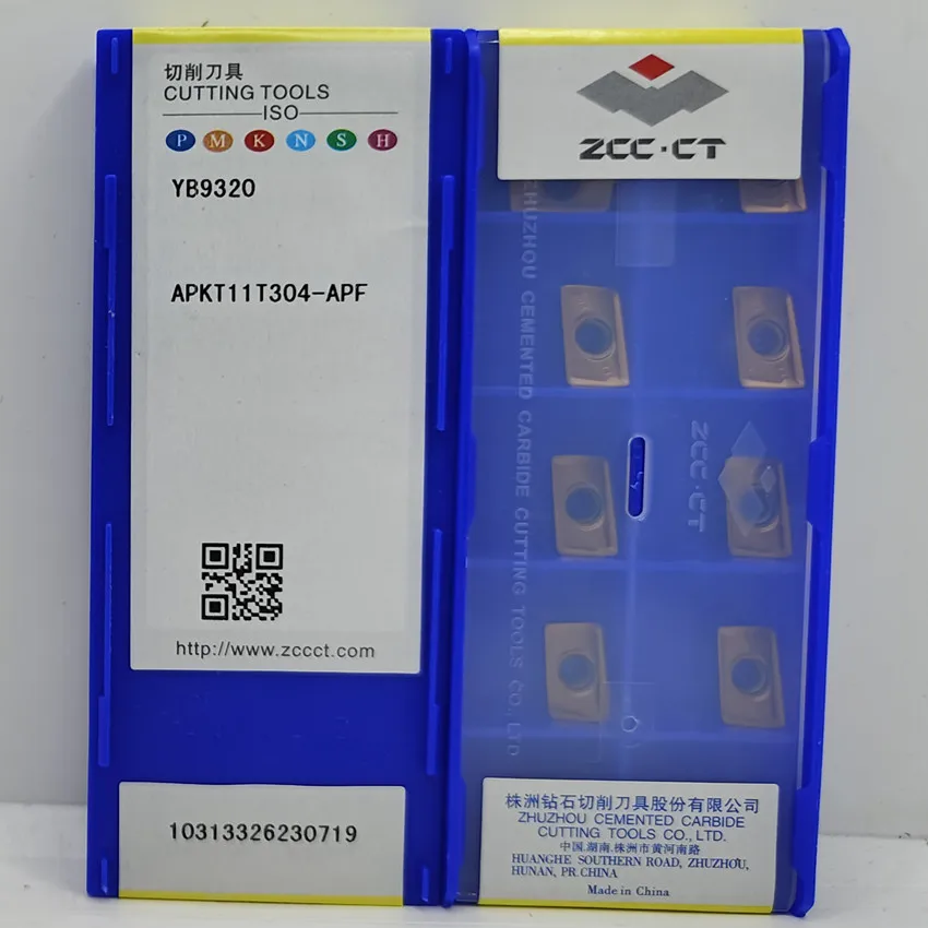 

APKT11T304-APF YB9320 APKT11T304-APF APKT11T304 ZCC.CT CNC carbide insert Milling inserts For Steel,Stainless steel 10pcs/box