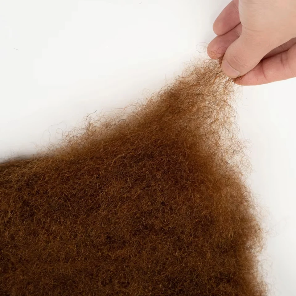 Sleek Remy Bulk Hair For Braiding Twist QVR Peruvian Afro Kinky Curly Bulk Human Hair For Dreadlock Natural Color Braids Hair