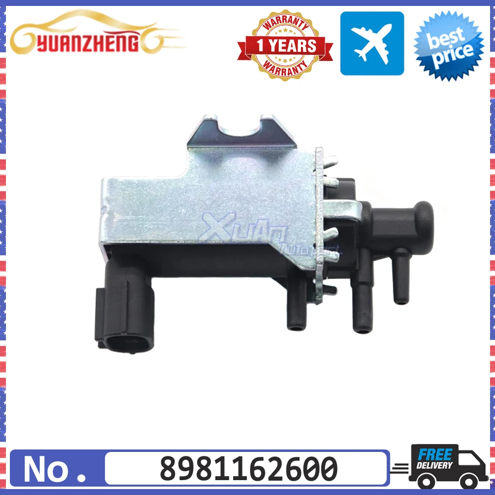 8981162600 1PCS New For Isuzu K4JJ1 TFR TFS For Toyota RAV4 For Nissan Engine Parts Vacuum Pump Solenoid Valve 8-98116260-0