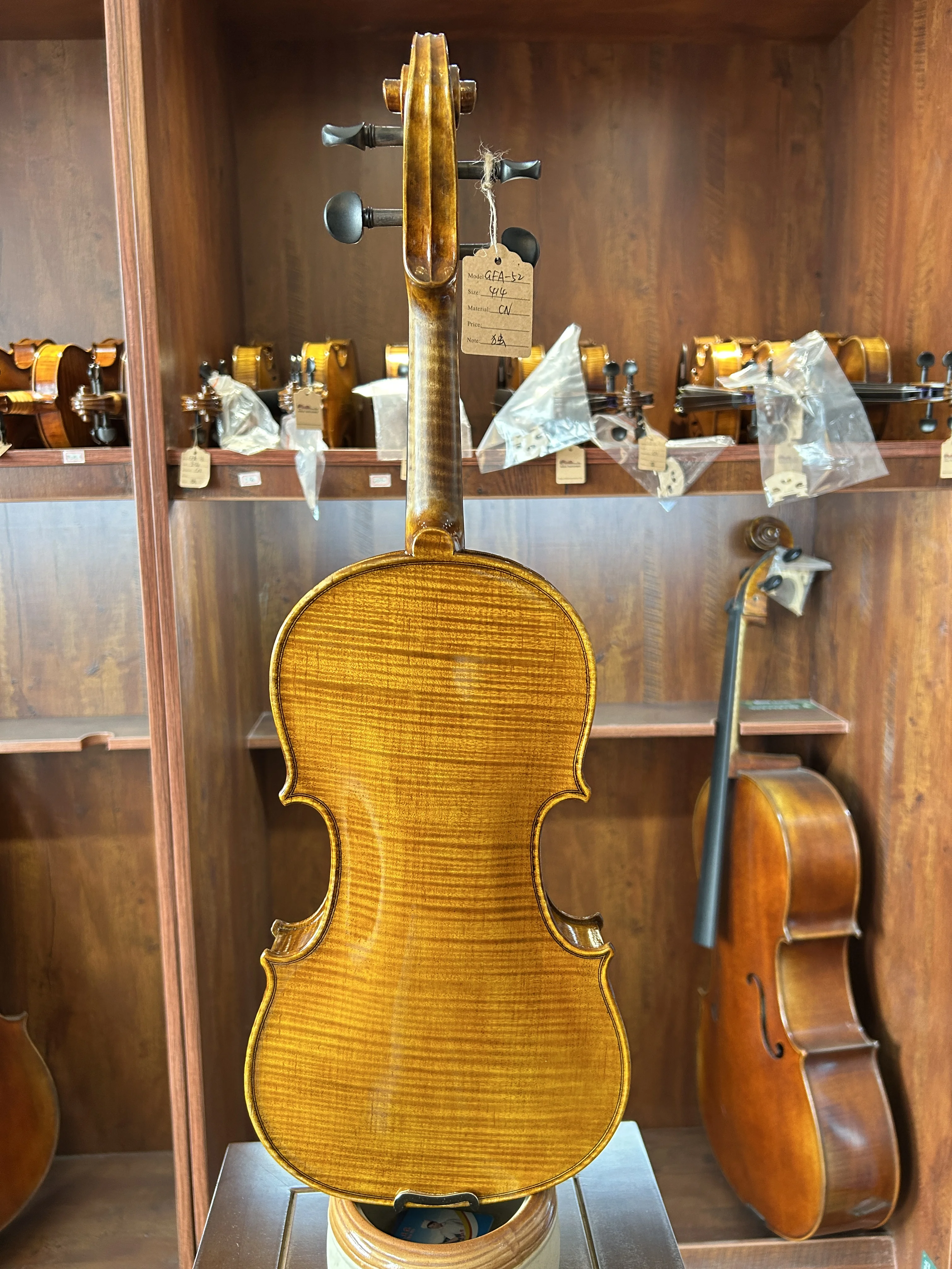 Professional Violin Stradivari Model Yellow Violin 1715 with rich Sound Violin 4/4 바이올린 كمان Vionlin Musical Instrument GFA-52