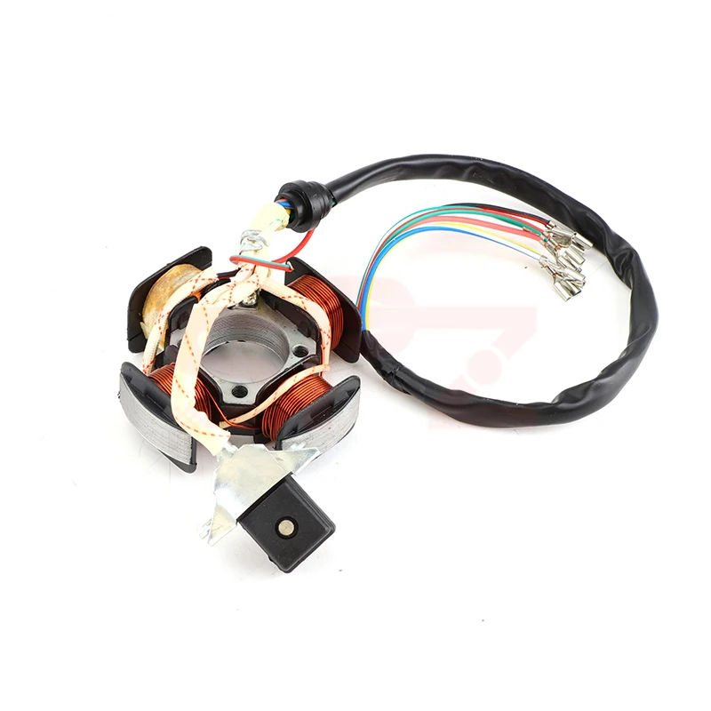 Motorcycle generator electromagnetic stator coil is suitable for CG125-4 magneto coil engine coil Dirt Pit Bike ATV accessories