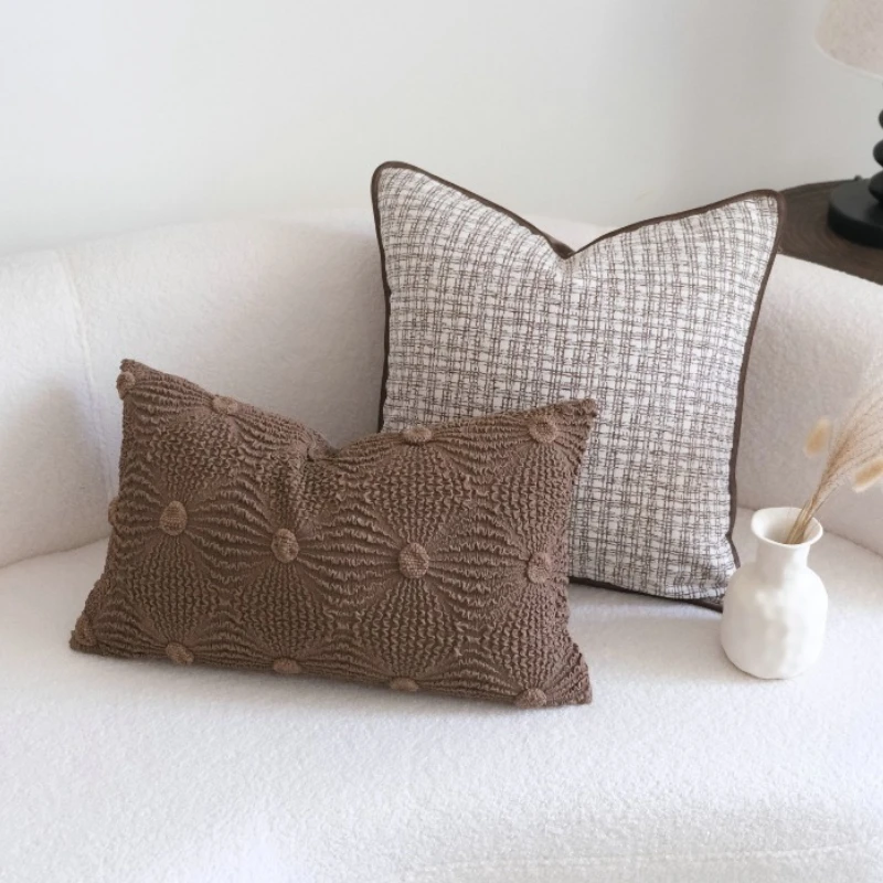 

30X50/45X45/50X50CM Modern Simplicity Throw Pillow Cover Floral Stamping Waist Cushion Cover Decor Home Decorative Pillowcase
