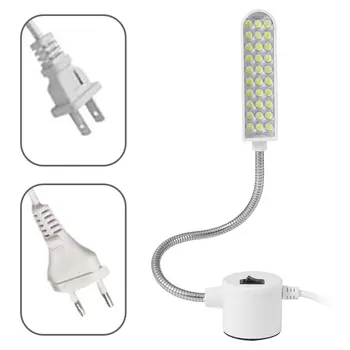 इंडस्ट्रियल LED लाइट 1w 2w 3w फ्लेक्सिबल आर्म गूज़नेक वर्क लाइट मैग्नेटिक मैग्नेट सिलाई मशीन एड्सॉर्ब्ड बेस Eu/Us प्लग पोर्टेबल 10 best sales एलईडी औद्योगिक - №8