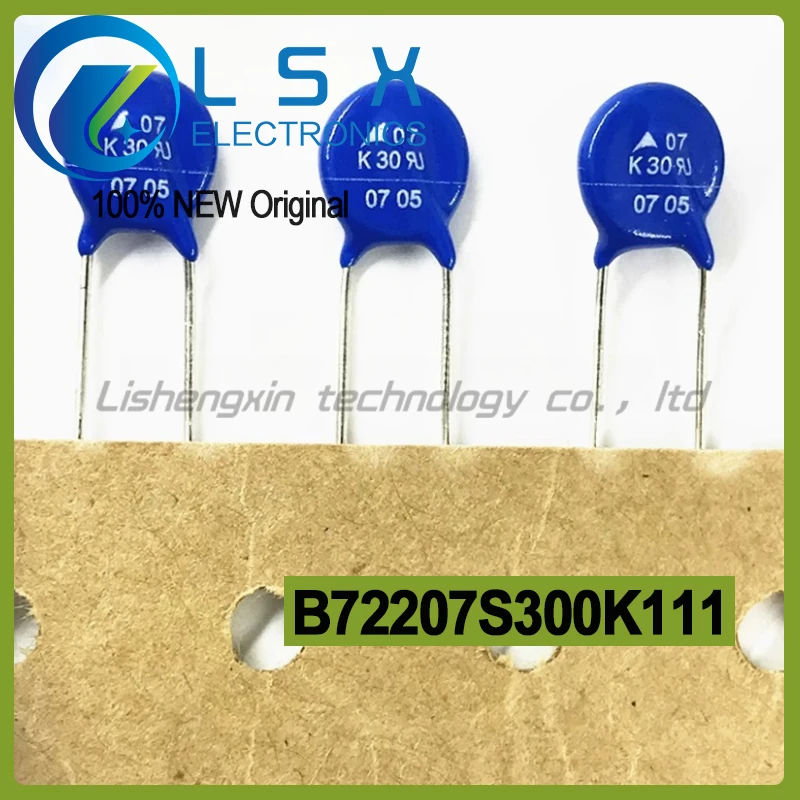 

20pcs S07K30G S07K30 B72207S300K111 Varistor Diameter 7MM 30V Brand New Original