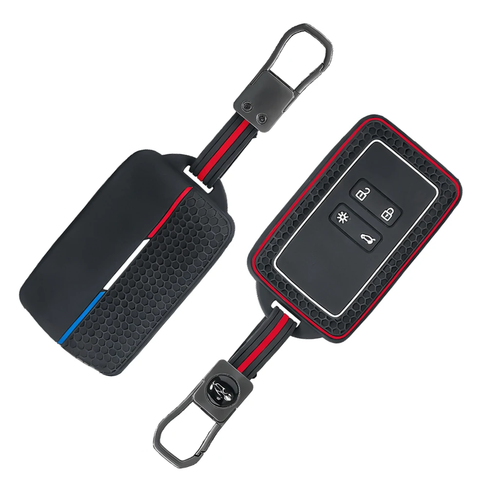 

Силиконовый чехол-накладка для автомобильного ключа Dacia Sandero, Renault Koleos, Captur, Megane, Clio, Scenic, Talisman, Arkana