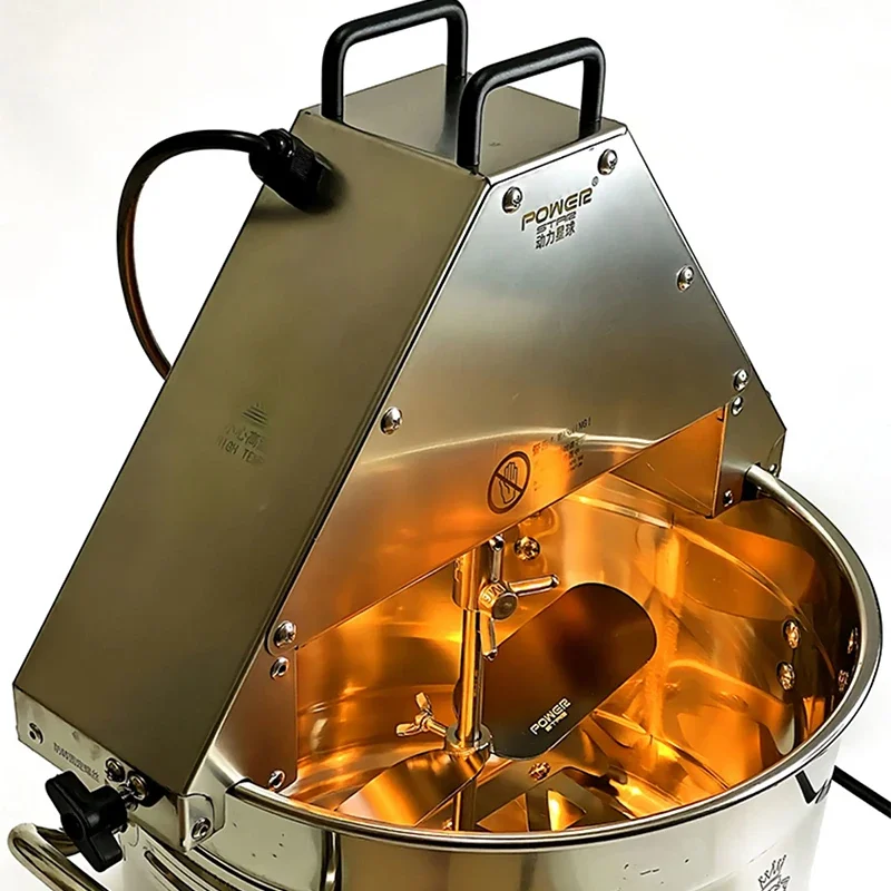 Agitatore per alimenti pentola 10L macchina per friggere cibo marmellata salsa miscelazione Wok 220V macchina automatica per friggere