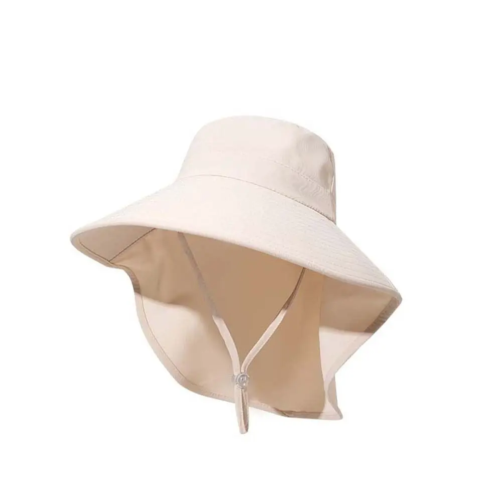 Chapeaux de randonnée pour femmes, chapeau de pêcheur à large bord avec rabat de cou, chapeau bob à 