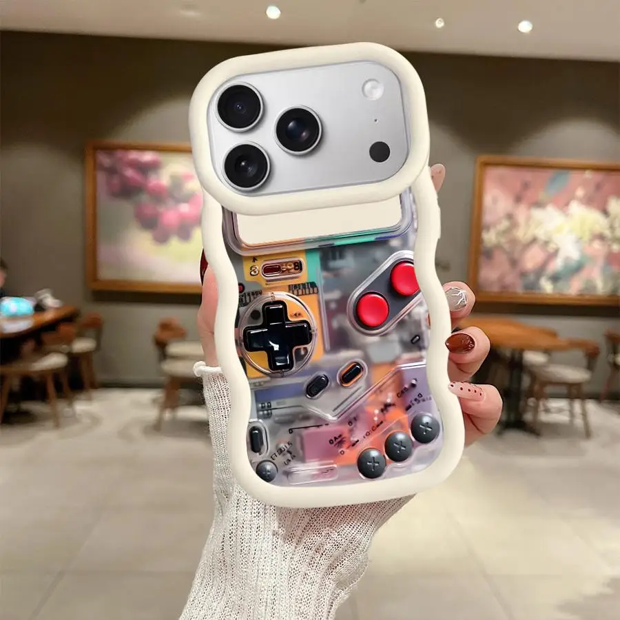 Consola de juegos foto funda de teléfono suave para iPhone 12 14 17 Air 16 Pro Max 11 15 Plus 13 8 XR