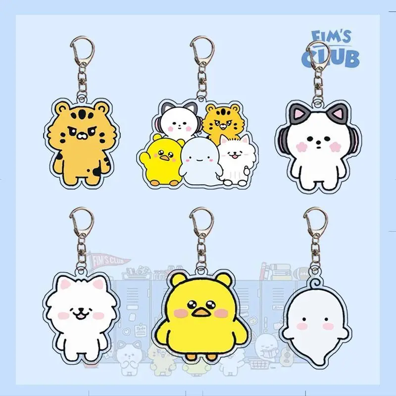 Handmade Pop-up Acrylic Keychain Charm LESSERAFIM Sakura Kim Chaewon Cute Acrylic Merchandise for Fans To Collect