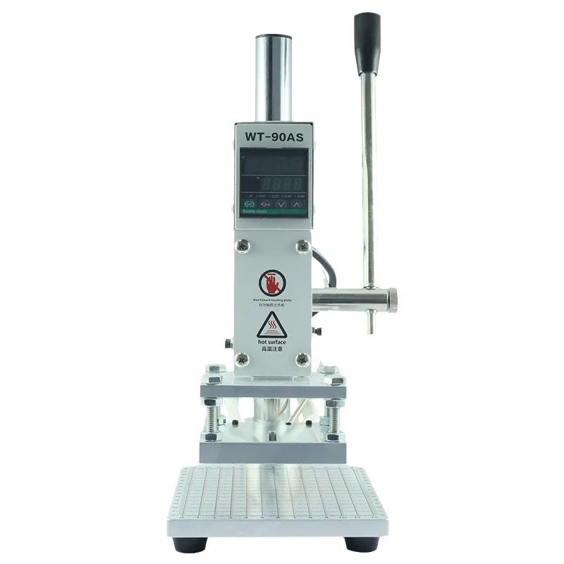 5*7 Manual/Digital Heat Pressing Machine 8*10 *13 Hot Stamping T-slot Movable Box Branding Board Leather Heat Press Machine