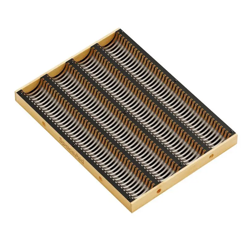 Bamboo Coffee Pod Organizer 40 Large or 52 Small Capsules Drawer Storage Space Saving Durable Eco Friendly Holder
