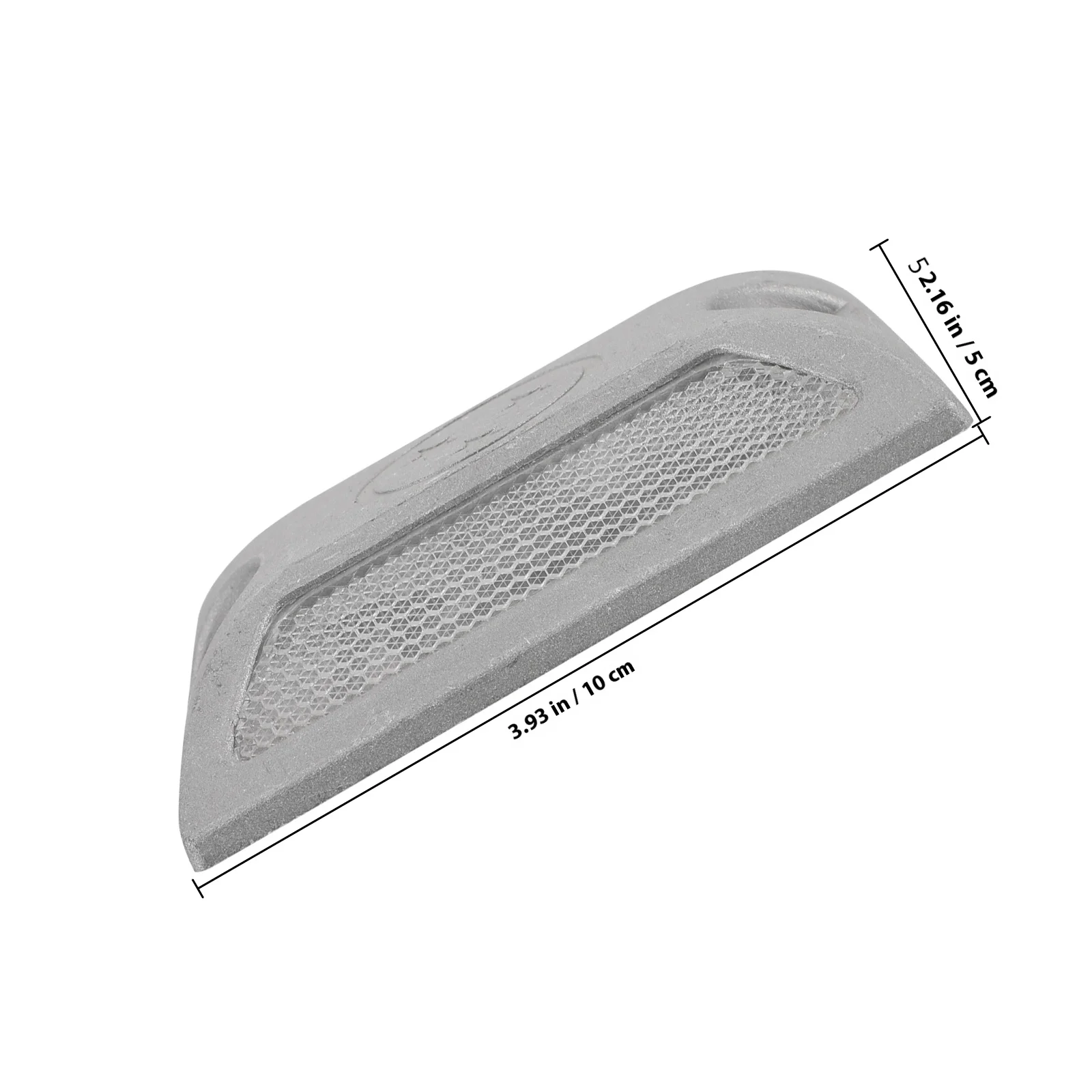 2 шт., литые алюминиевые дорожные шпильки, светоотражающие дорожные маркеры для подъездной дороги, спортивные полевые парковки, безопасный тротуар на открытом воздухе