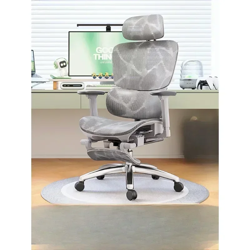 Ergonomic Office Chair with Headrest and Lumbar Support for Long Sitting Comfort