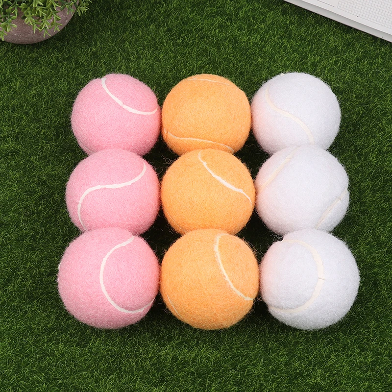 1/3Pcs Tennis Balls Wear-Resistant Highly Elastic Training Balls 65MM Ladies Beginners Durable Practice Tennis Ball For Club