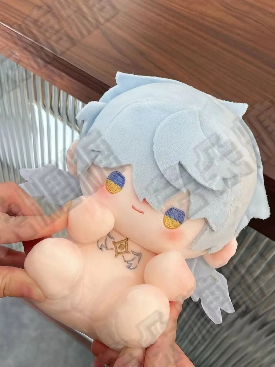 

Original Star Dome Railway Fan Anime Surrounding Sunday Cosplay Attribute 20cm Sitting Cotton Doll Giving Gift