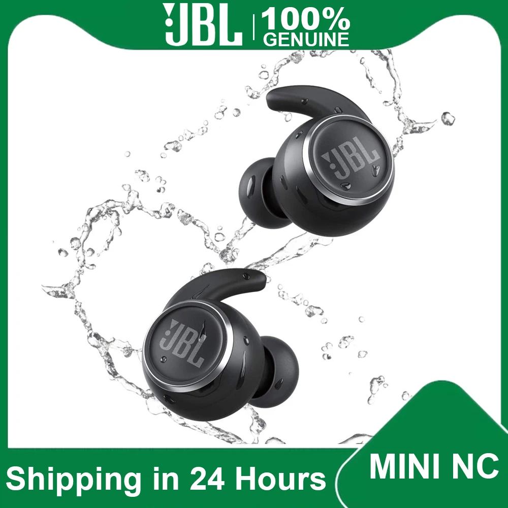 JBL REFLECT MINI NC Bluetooth Earbuds True Wireless Noise Cancelling Sport Headphones Stereo Earphone Bass Music Gaming Headset