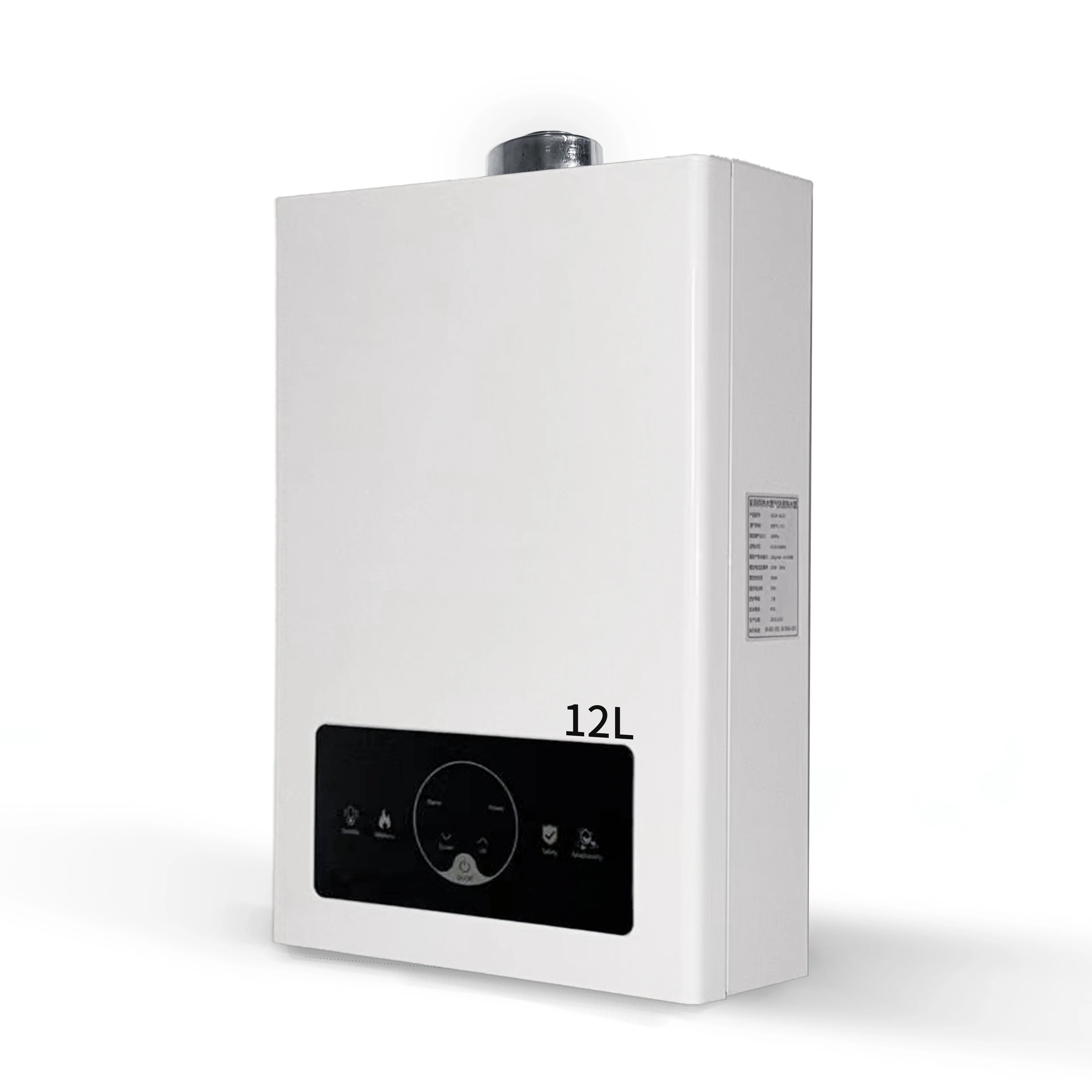 Temperature Maintaining Touch Screen Display Constant Temperature 12 Liter Gas Water Heater