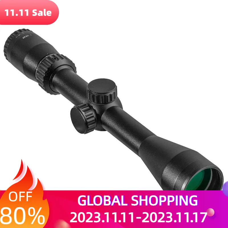 3-9x40 Optics Sight For Hunting Tactical Riflescope fit Sniper airsoft accesories Sight Scope