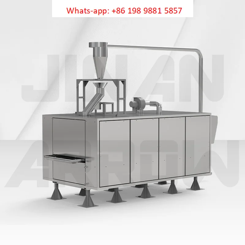 Single Layer High Temperature Modified Starch Nutrition Powder Nuts Baking Oven