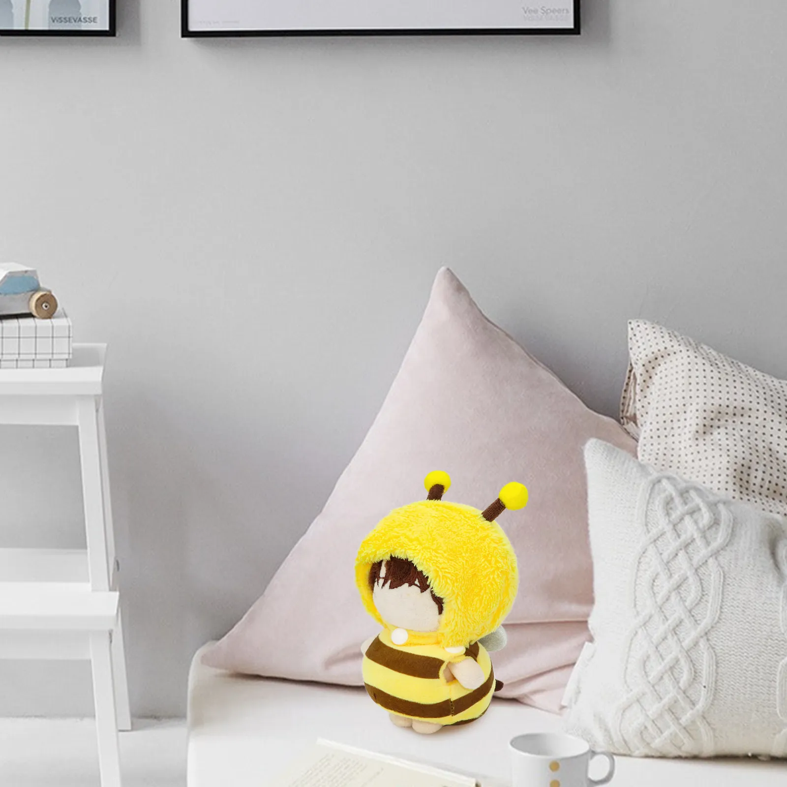 

1 комплект с милым узором в виде пчелы, сменная декоративная одежда, легкая, удобная в носке, из мягкой ткани, очаровательный костюм для переодевания