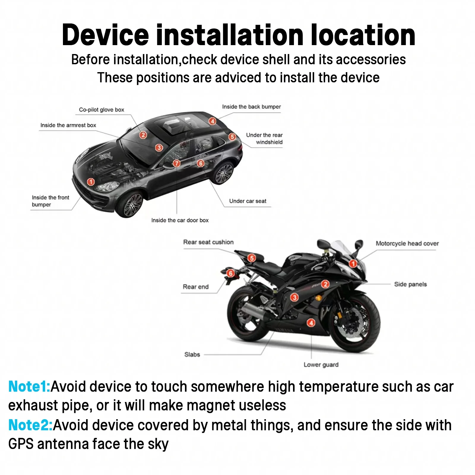 6000mAh Strong Magnetic GPS Tracker Car Vehicle Anti-Tamper Alarm Geo-Fence Free Global SIM Low Battery Alert Real-Time Tracking
