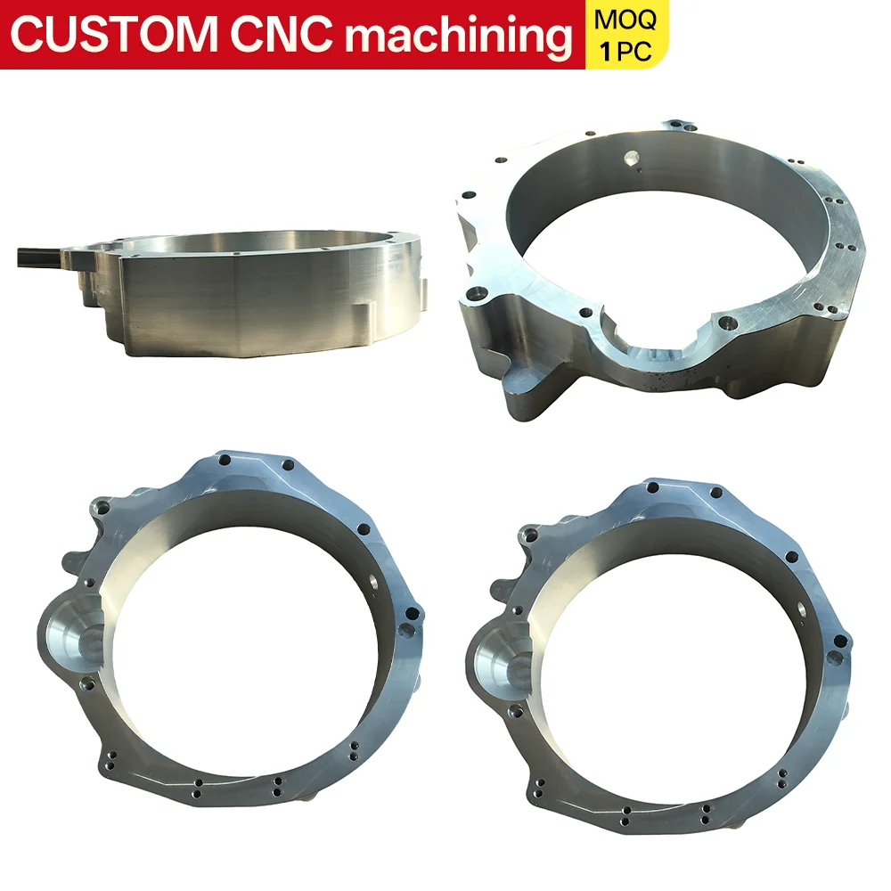 

Кольцевой фланец из алюминиевого сплава/нержавеющей стали, изготовленный на станке с ЧПУ, высокоточный механический конструкционный компонент на заказ