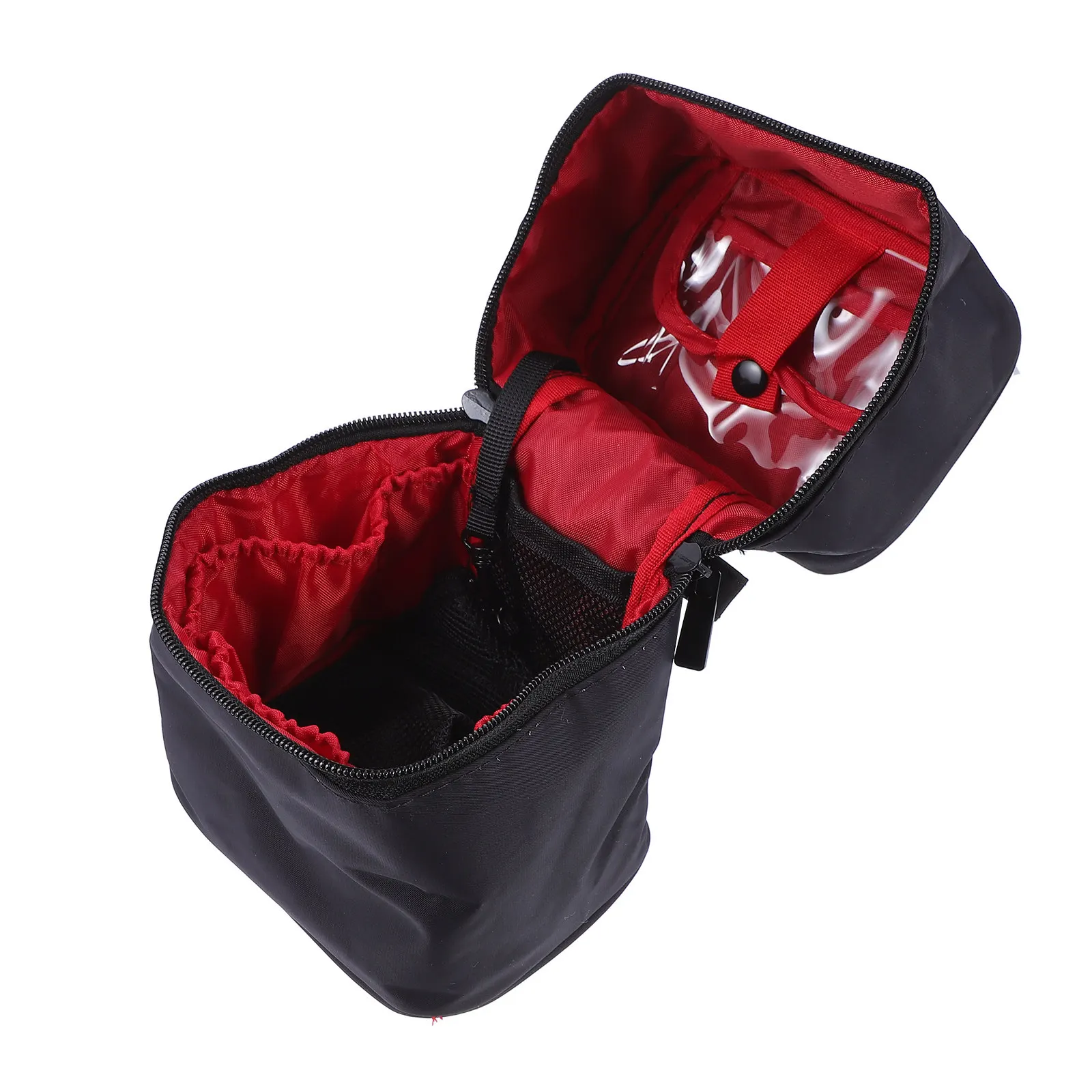 Portable Makeup Bag Waterproof Travel Cosmetic Organizer with Removable Mesh Zipper Toiletry Pouch