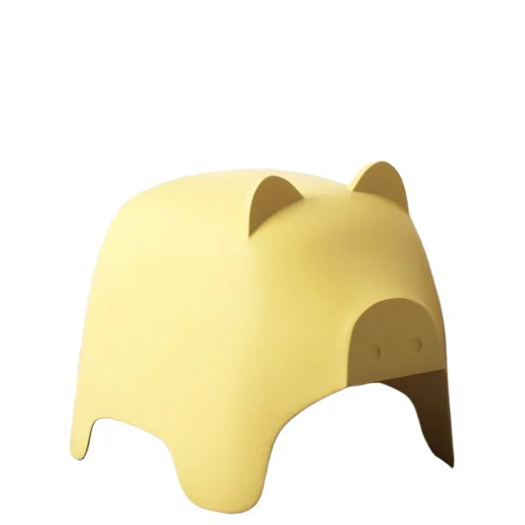 Kindergarten household creative plastic cute fashion animal shoe changing stool
