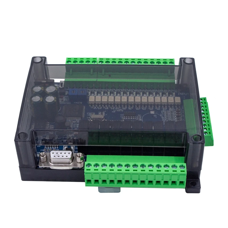 FX3U-24MR High Speed Domestic PLC Industrial Control Board With Case With 485 Communication