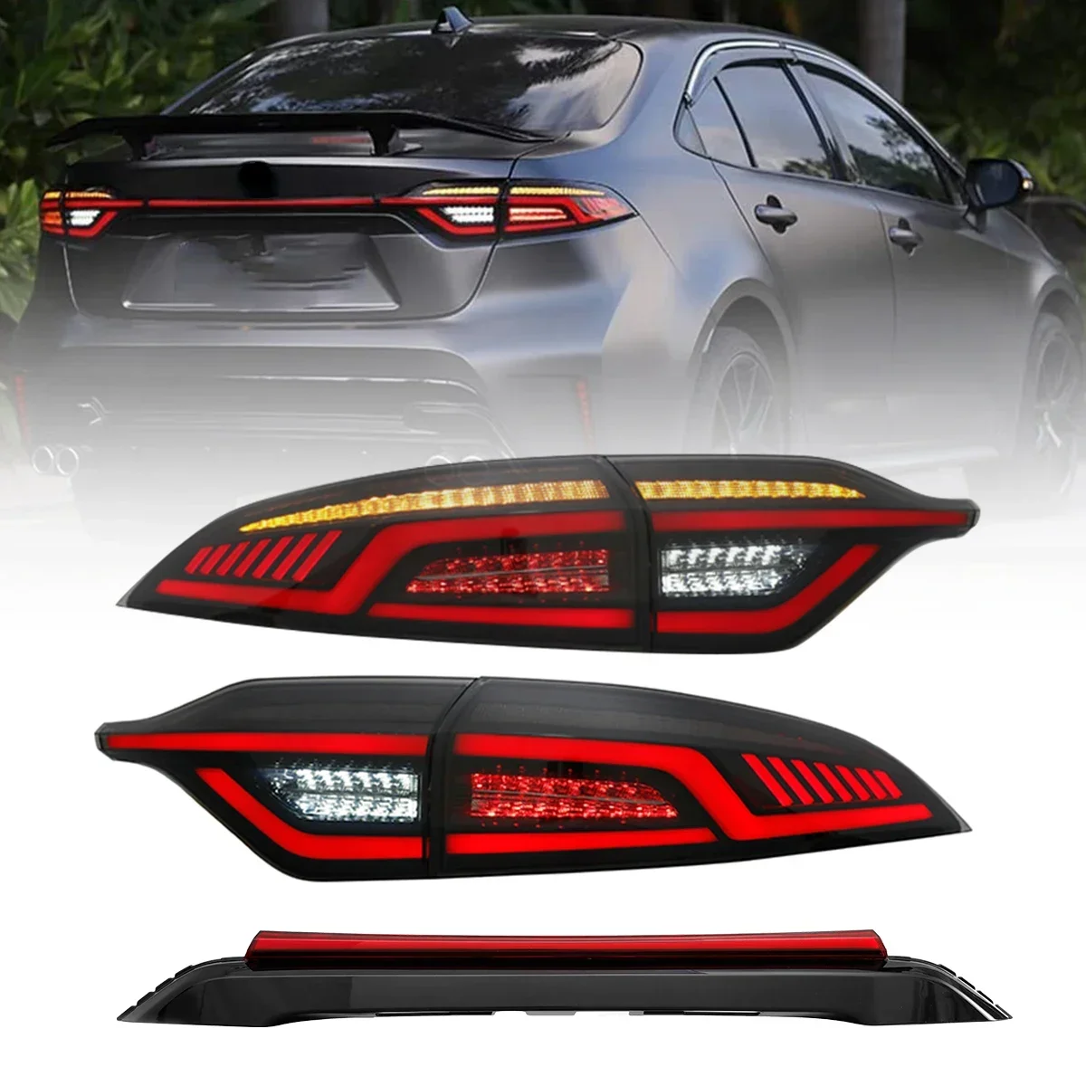 

Taillights For Toyota Corolla 2020-2022 LED Tail lights/Lamp Assembly Auto Repiacement Parts Car Accessories Start-up Animation