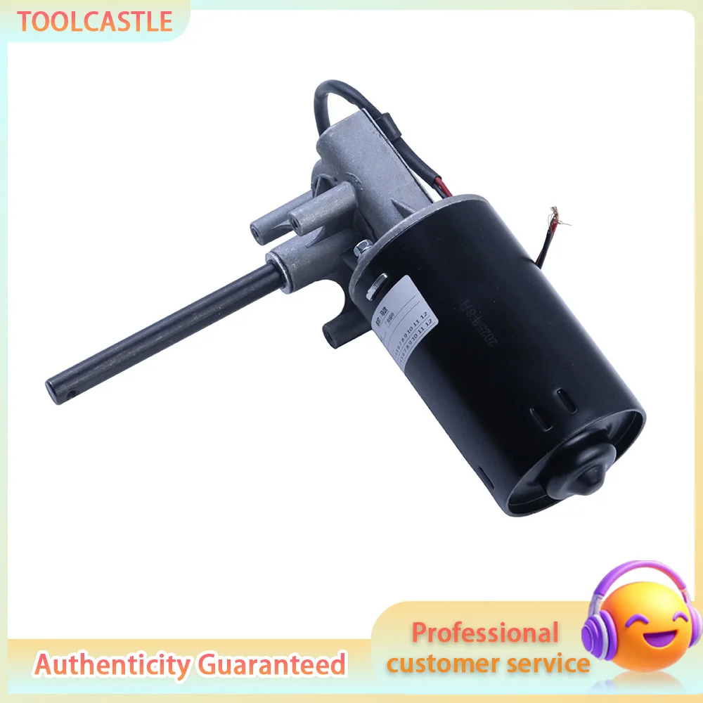 24V 80W DC Worm Gear Motor High Torque Self-locking Reversible Metal Gearbox for DIY Robot Electric Door