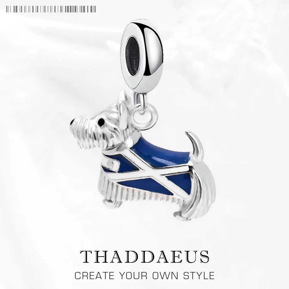 

Подвеска из серебра 925 пробы в виде собаки