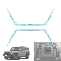 For Jetour Traveller T2 2023 2024 Jetour T2 Car Rear Tire Cover Sticker Auto Sticker Decorative Strip