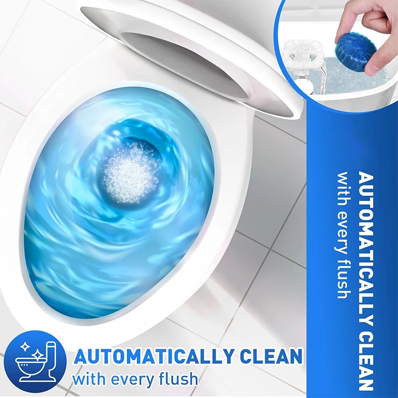 

Таблетки для чистки унитаза Дезодорация Пятновыводитель Автоматический очиститель унитаза