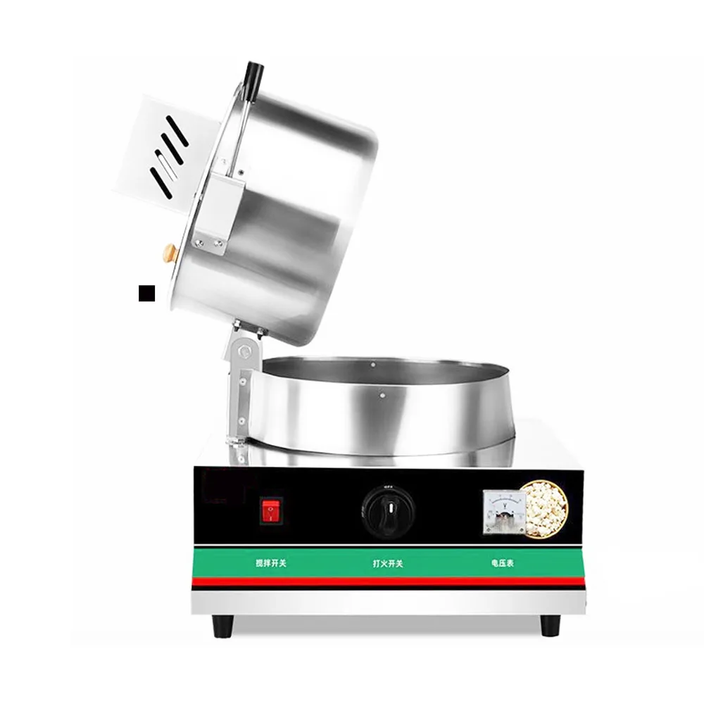 Electric and Gás Sweet Popcorn Maker, Mini Size Snack Equipment, Making Machine