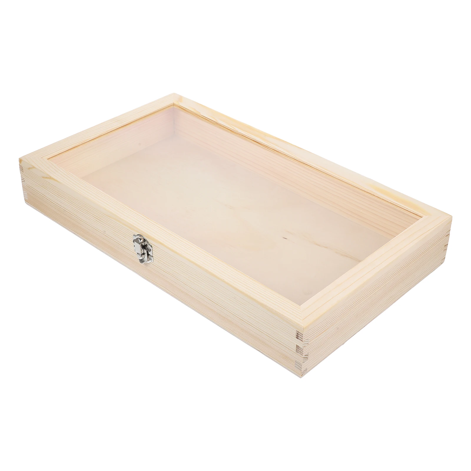 

Dust-Proof Storage Box for Insect Specimen Display Wooden Case with Transparent Lid for Butterfly Collection and Jewelry