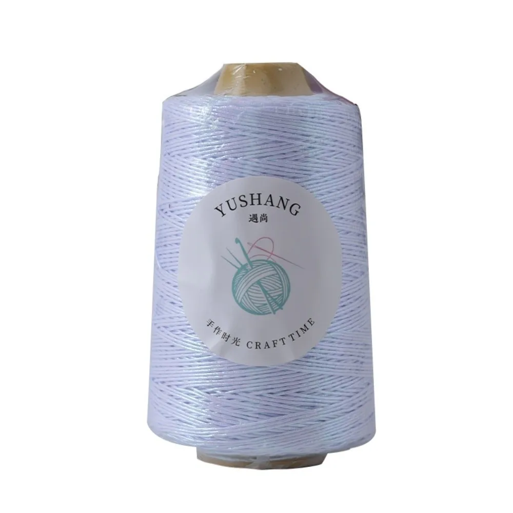 100g/Roll Silver Color Metallic Core Yarn Hand Woven Shiny Glitter Core Spun Yarn DIY Craft Soft Crochet Yarn Thread